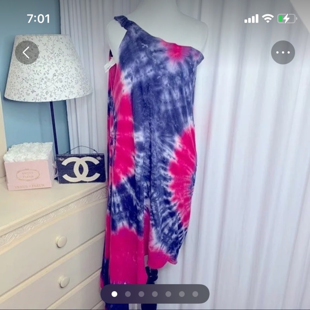 Planet Blue Tie Dye Dress